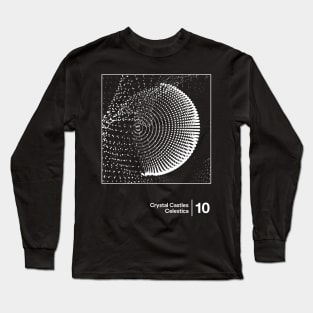 Crystal Castles - Celestica / Minimalist Style Graphic Design Long Sleeve T-Shirt